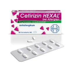 CETIRIZIN HEXAL Filmtabletten bei Allergien 20 St