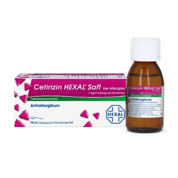 CETIRIZIN HEXAL Saft bei Allergien 75 ml