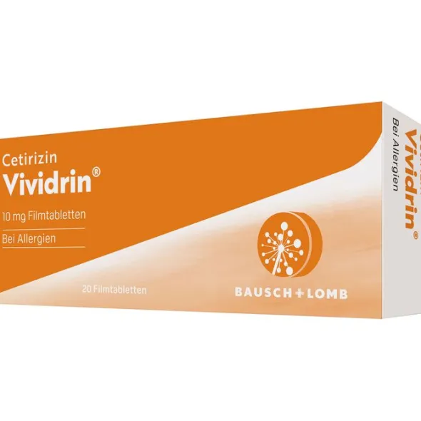 CETIRIZIN Vividrin 10 mg Filmtabletten 20 St