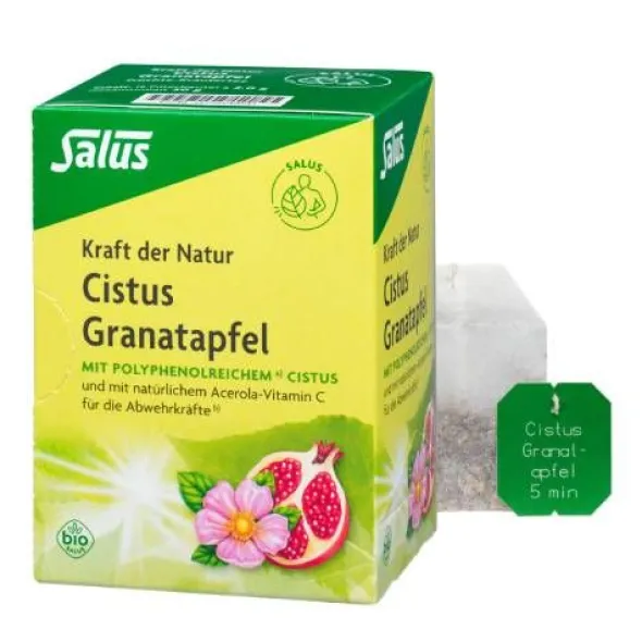 CISTUS GRANATAPFEL Tee Kraft der Natur Salus Fbtl. 15 St