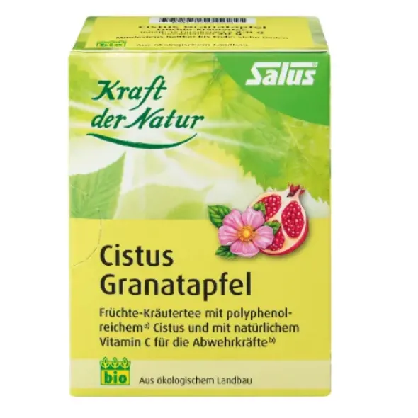 CISTUS GRANATAPFEL Tee Kraft der Natur Salus Fbtl. 15 St