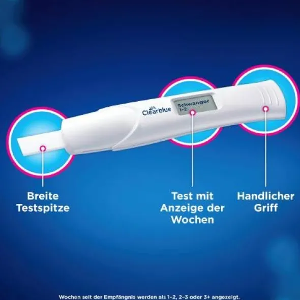 CLEARBLUE Schwangerschaftstest Kombipack Urin 2 St