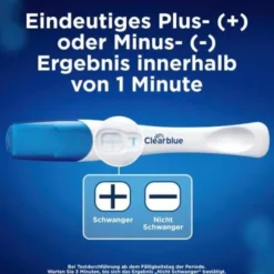 CLEARBLUE Schwangerschaftstest schnelle Erkennung 1 St