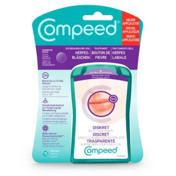 COMPEED Herpesbläschen Patch Applikator HRA 15 St