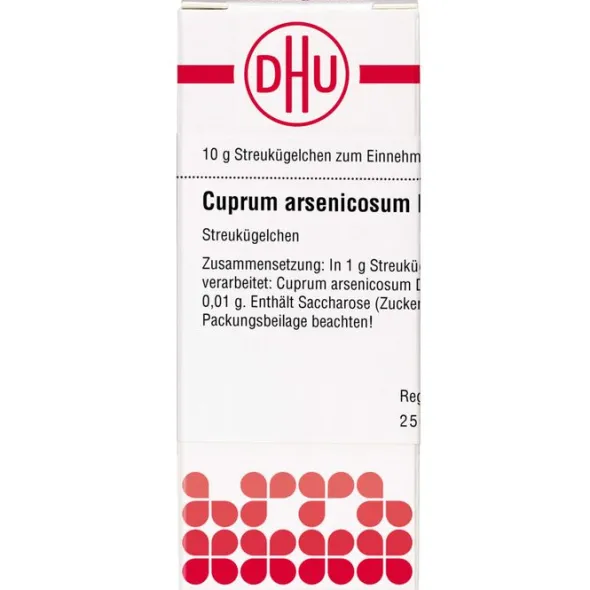 CUPRUM ARSENICOSUM D 12 Globuli 10 g