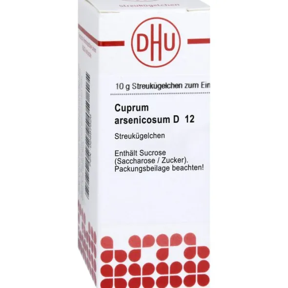 CUPRUM ARSENICOSUM D 12 Globuli 10 g