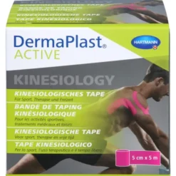 DERMAPLAST Active Kinesiology Tape 5 cmx5 m pink 1 St