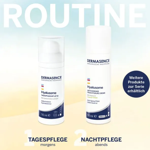 DERMASENCE Hyalusome aktiv.Fruchtsäure Creme 50 ml
