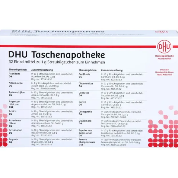DHU Taschenapotheke Globuli 32X1 g