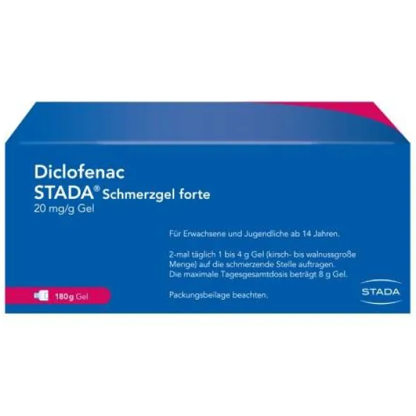 DICLOFENAC STADA Schmerzgel forte 20 mg/g 180 g