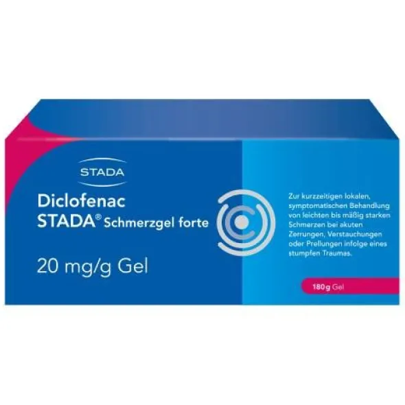 DICLOFENAC STADA Schmerzgel forte 20 mg/g 180 g