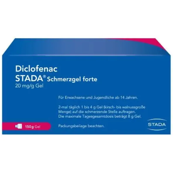 DICLOFENAC STADA Schmerzgel forte 20 mg/g 150 g