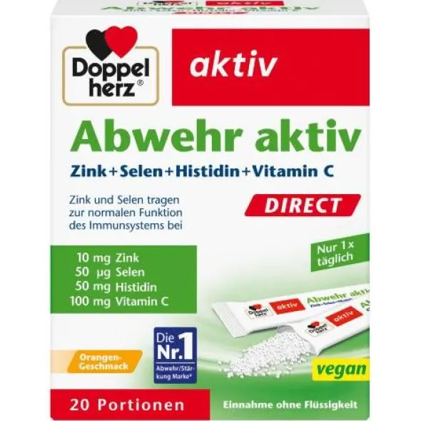 DOPPELHERZ Abwehr aktiv DIRECT Pellets 20 St