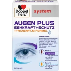 DOPPELHERZ Augen plus Sehkraft+Schutz system Kaps. 60 St