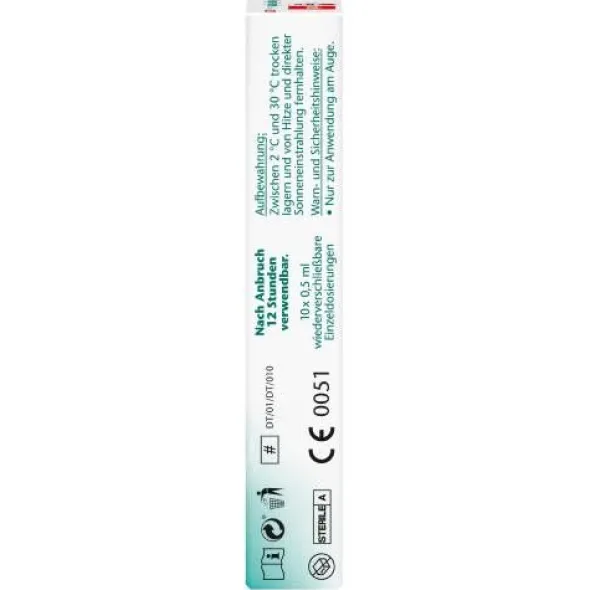 DOPPELHERZ Augen-Tropfen Hyaluron 0,4% Extra 10X0,5 ml