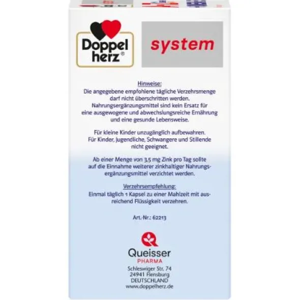 DOPPELHERZ A-Z+Omega-3 all-in-one system Kapseln 60 St