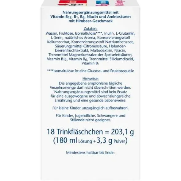 DOPPELHERZ B12 Intense Vita-Energie Trinkfl. 18 St