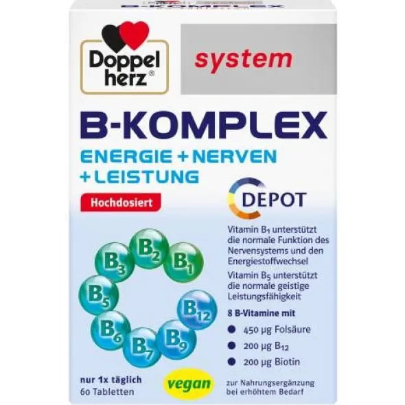DOPPELHERZ B-Komplex system Tabletten 60 St