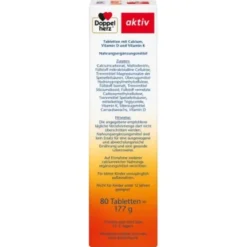 DOPPELHERZ Calcium 700+Vitamin D3 Tabletten 80 St