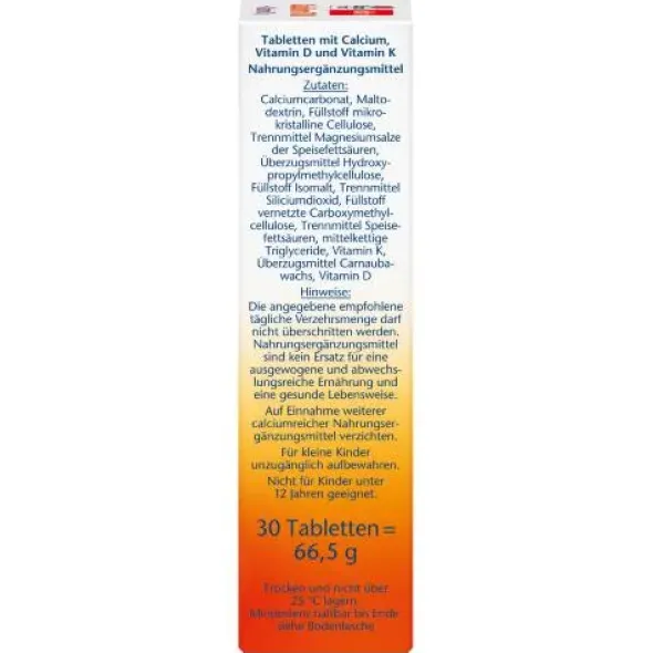 DOPPELHERZ Calcium 700+Vitamin D3 Tabletten 30 St
