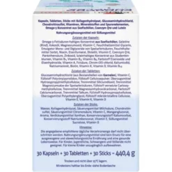DOPPELHERZ Chondro-Komplex syst.Komb.Tab.Kap.Stick 30 St