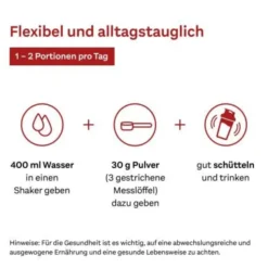 DOPPELHERZ Clear Whey Iso Protein Pfirsich-Eistee 300 g