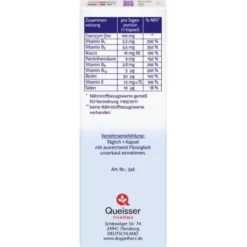 DOPPELHERZ Coenzym Q10 100+Vitamine system Kapseln 60 St