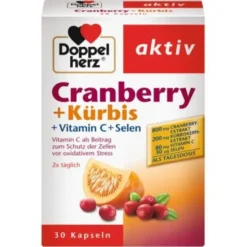 DOPPELHERZ Cranberry+Kürbis Kapseln 30 St