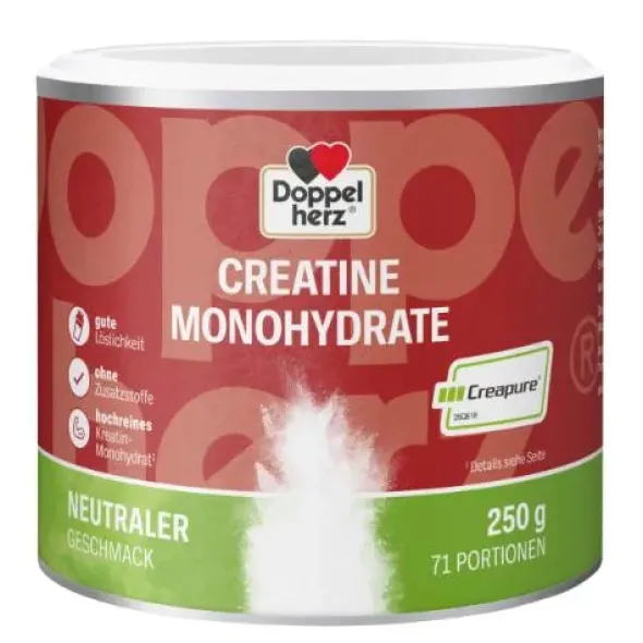 DOPPELHERZ Creatine Monohydrate Pulver 250 g