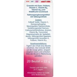 DOPPELHERZ Eisen-Femin DIRECT Pellets 20 St