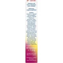 DOPPELHERZ Eisen+Vit.C+L-Histidin Tabletten 30 St