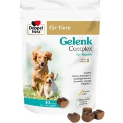 DOPPELHERZ für Tiere Gelenk Complex Chews f.Hunde 30 St