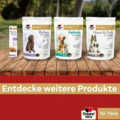DOPPELHERZ für Tiere Haut&Fell Compl.Chews f.Hunde 60 St