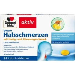 DOPPELHERZ gegen Halsschmerzen Lutschtabletten 24 St