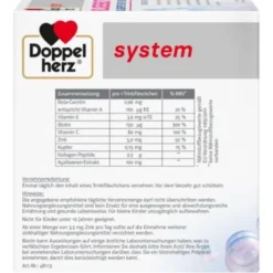 DOPPELHERZ Kollagen Beauty system Trinkfläschchen 30 St