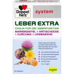 DOPPELHERZ Leber Extra system Kapseln 60 St