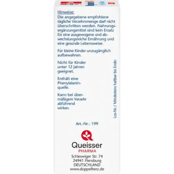 DOPPELHERZ Magnesium+B Vitamine DIRECT Pellets 20 St
