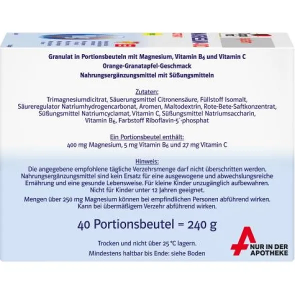 DOPPELHERZ Magnesium 400 40 St