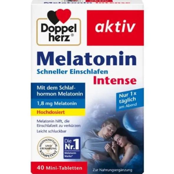 DOPPELHERZ Melatonin Tabletten 40 St