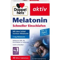 DOPPELHERZ Melatonin Tabletten 40 St