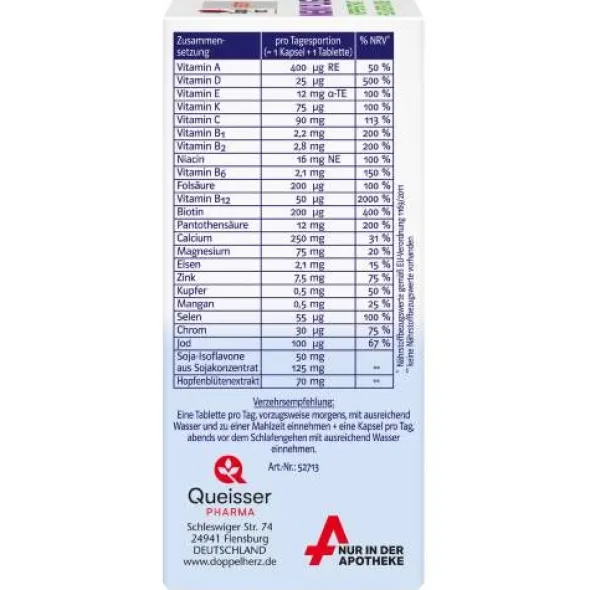 DOPPELHERZ Meno Plus system Kombipackung 60 St