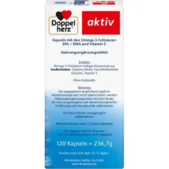 DOPPELHERZ Omega-3 1.400 Kapseln 120 St