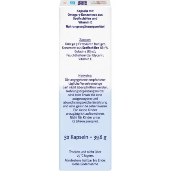 DOPPELHERZ Omega-3 Konzentrat system Kapseln 30 St