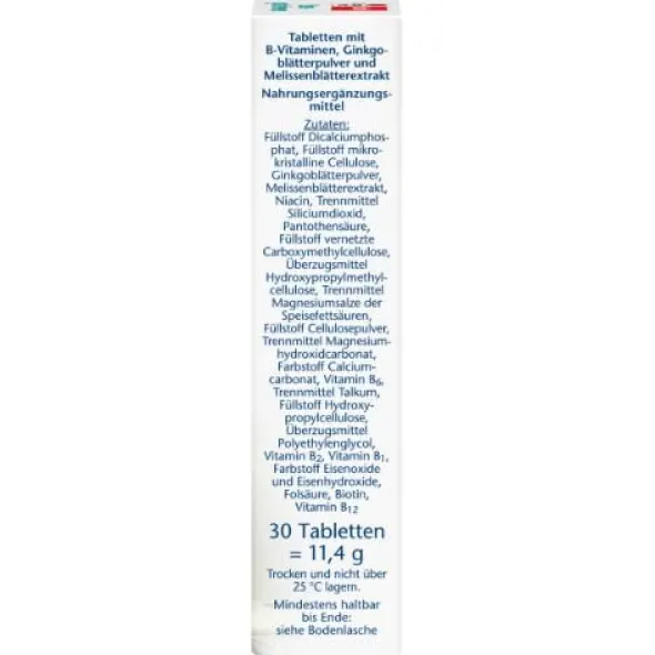 DOPPELHERZ Stress gute Nerven Tabletten 30 St