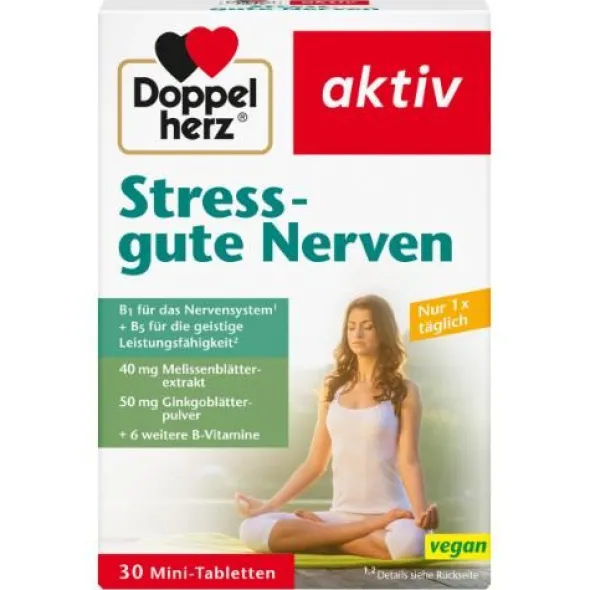 DOPPELHERZ Stress gute Nerven Tabletten 30 St