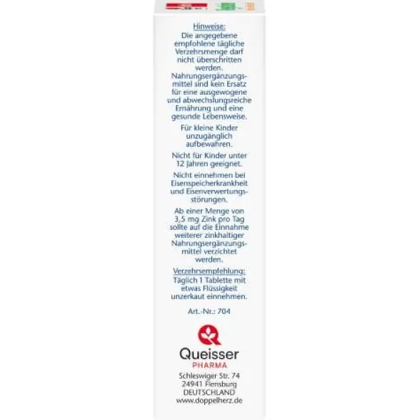 DOPPELHERZ Vegetarier Vitamine+Mineralstoffe aktiv 30 St