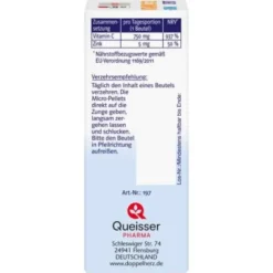 DOPPELHERZ Vitamin C 750 Depot system Pellets 20 St