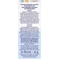 DOPPELHERZ Vitamin C 750 Depot system Pellets 20 St