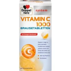 DOPPELHERZ Vitamin C 1000 system Brausetabletten 40 St