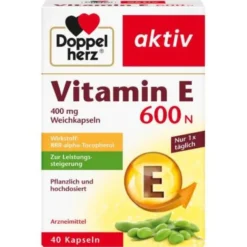 DOPPELHERZ Vitamin E 600 N Weichkapseln 40 St